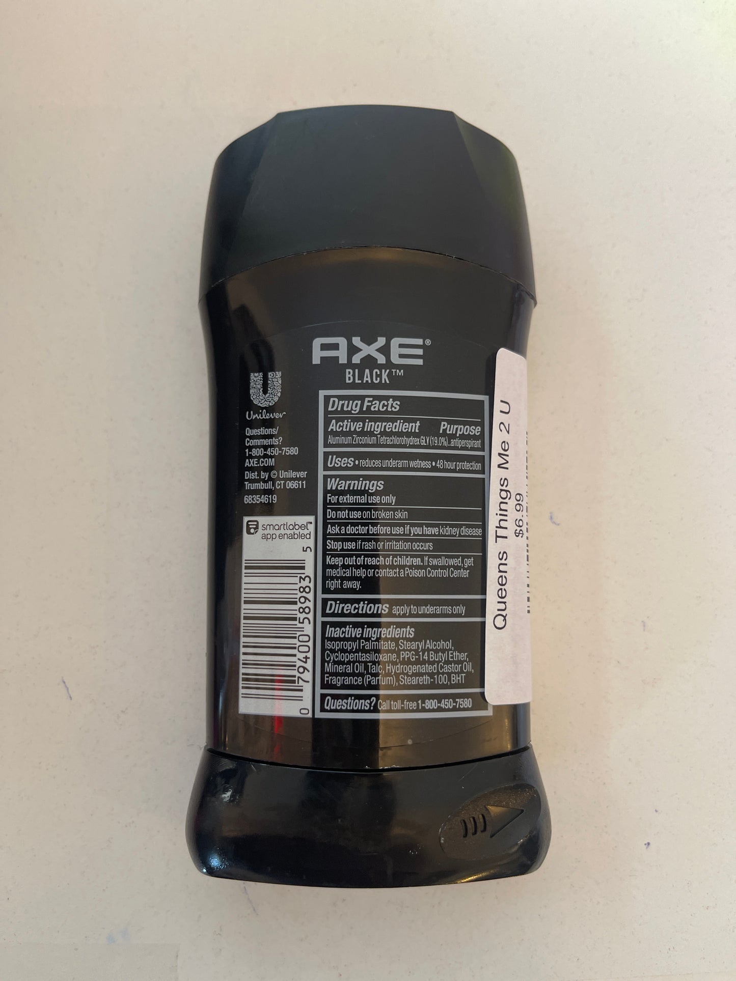 AXE Dual Action Antiperspirant Stick for Long Lasting Freshness Anarchy Dark Pomegranate & Sandalwood 48 Hour Anti Sweat Mens 2.7 oz