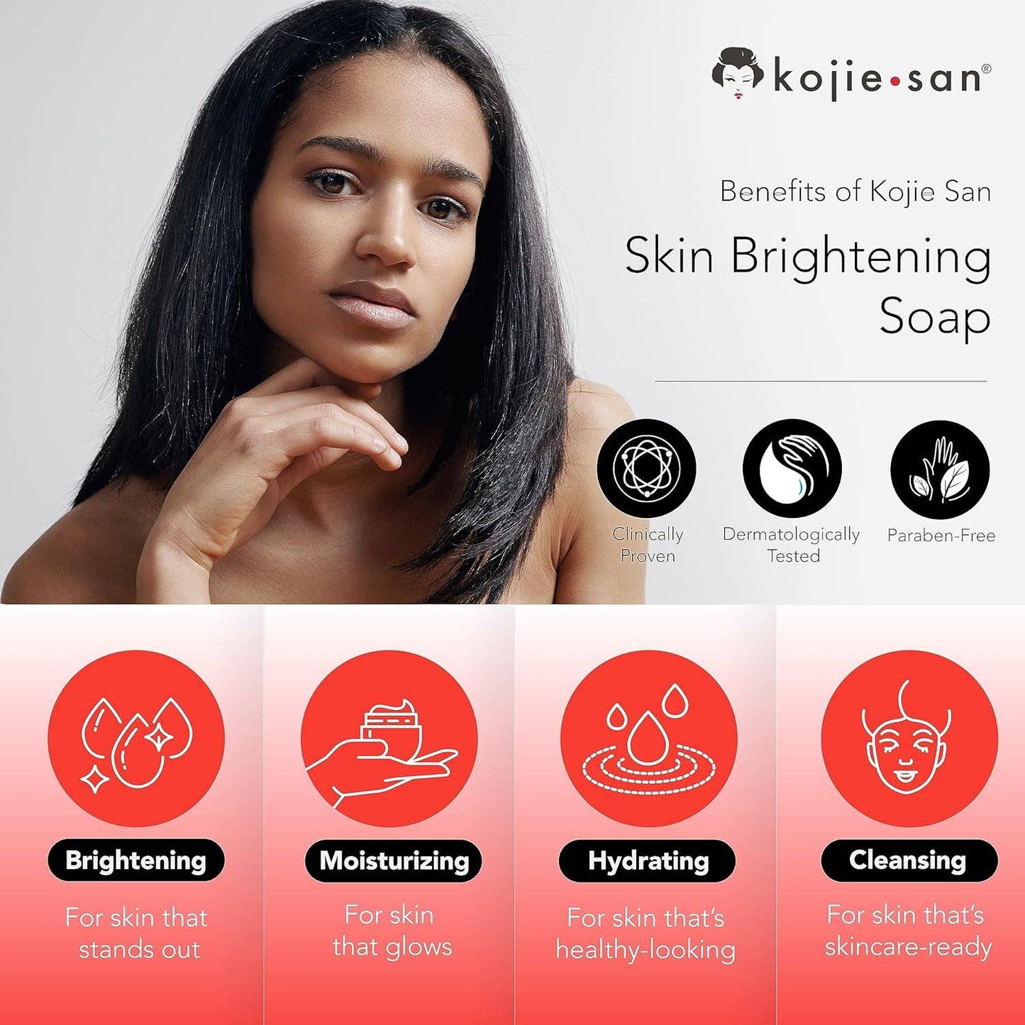 Kojie San Skin Lightening Soap 65g x 3 Expires August 2026