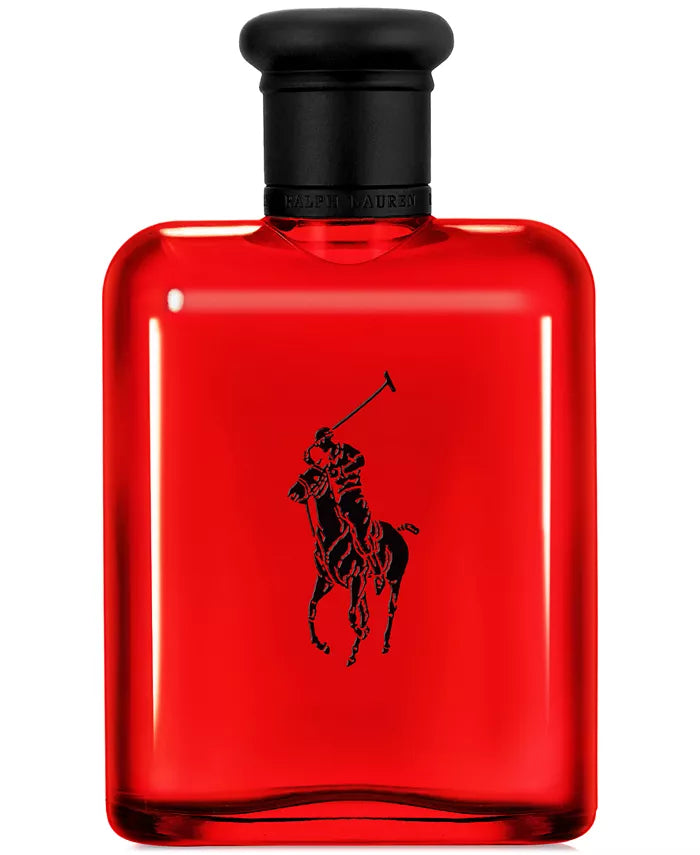 Ralph Lauren - Polo Red - Eau de Toilette - Men's Cologne - Woody & Spicy - With Ginger, Sage, and Cedarwood - Medium Intensity