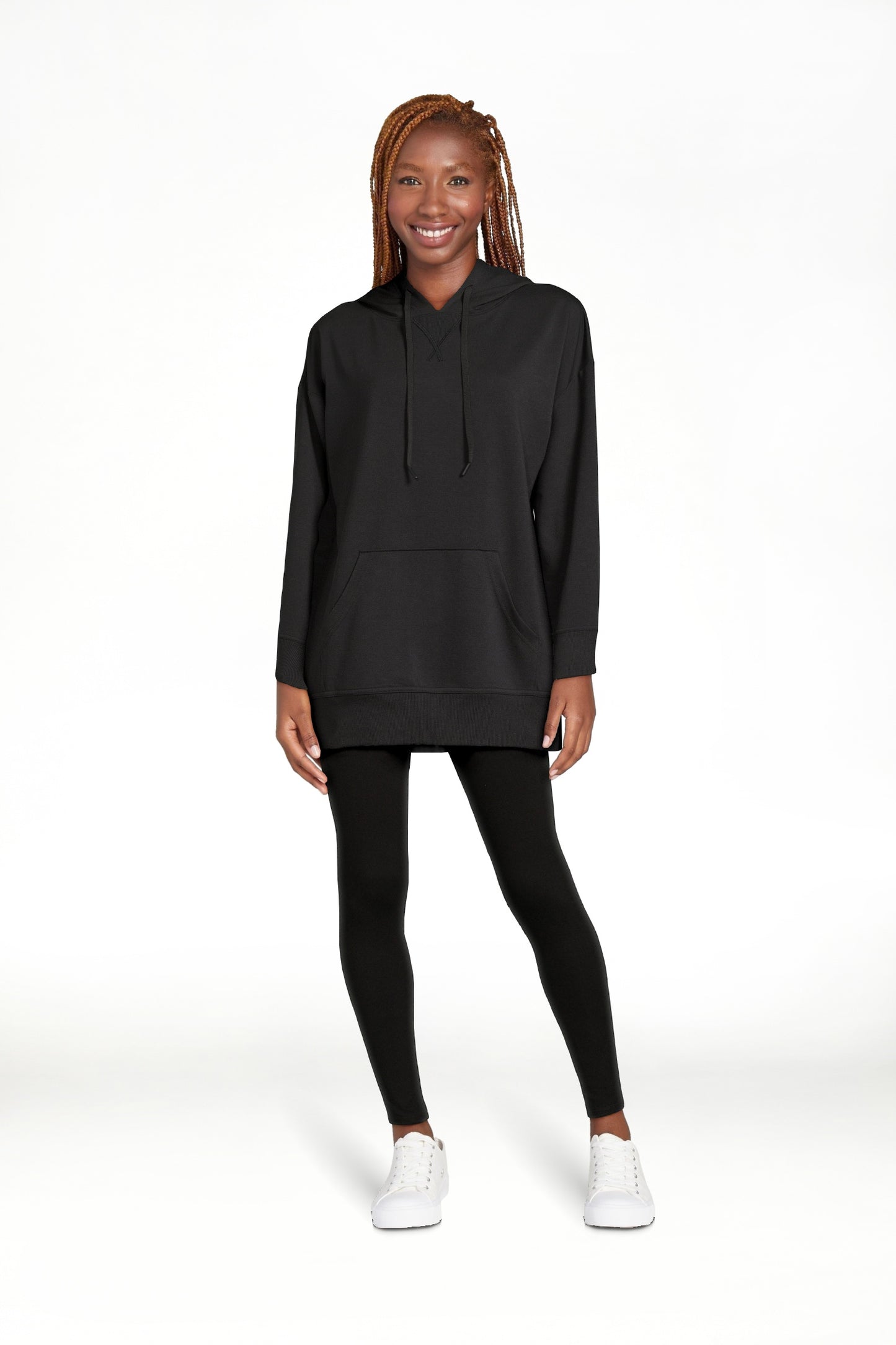 Athletic Works Women's Pullover Hoodie with Long Sleeves, Sizes XS-XXXL