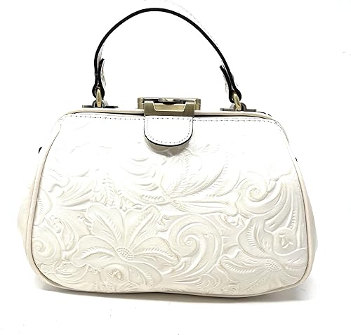 Patricia Nash Gracchi Leather Satchel, Latte