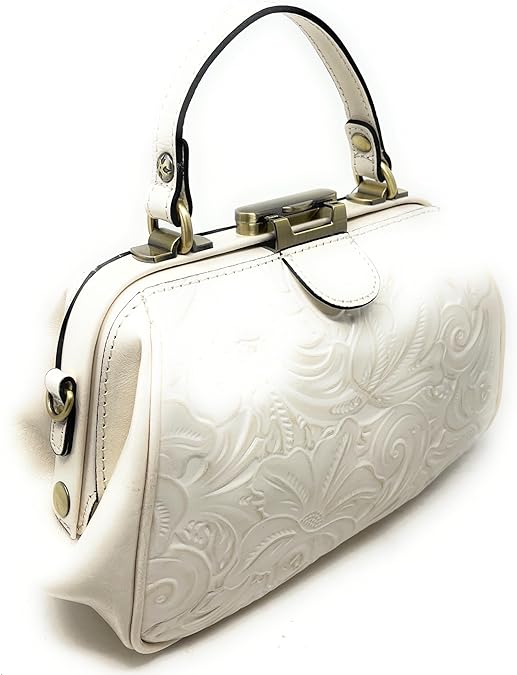 Patricia Nash Gracchi Leather Satchel, Latte