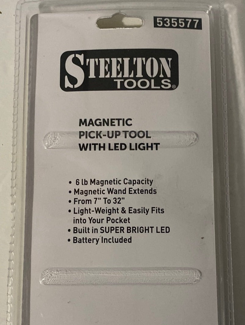 MAGNETIC PICK-UP TOOL WITH LED LIGHT