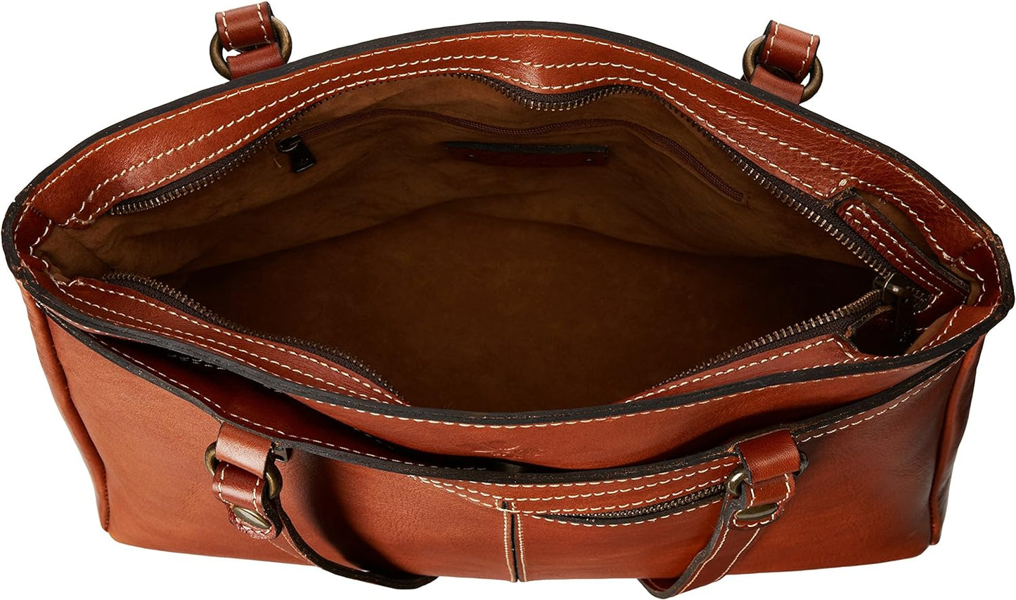 Patricia Nash Poppy Top Zip Tote