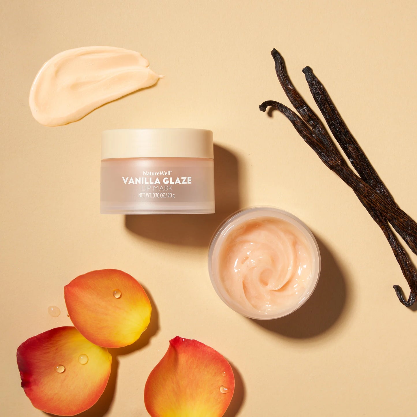 Nature Well Hydrating Lip Mask Vanilla Glaze 2 Pack 0.70 oz Each