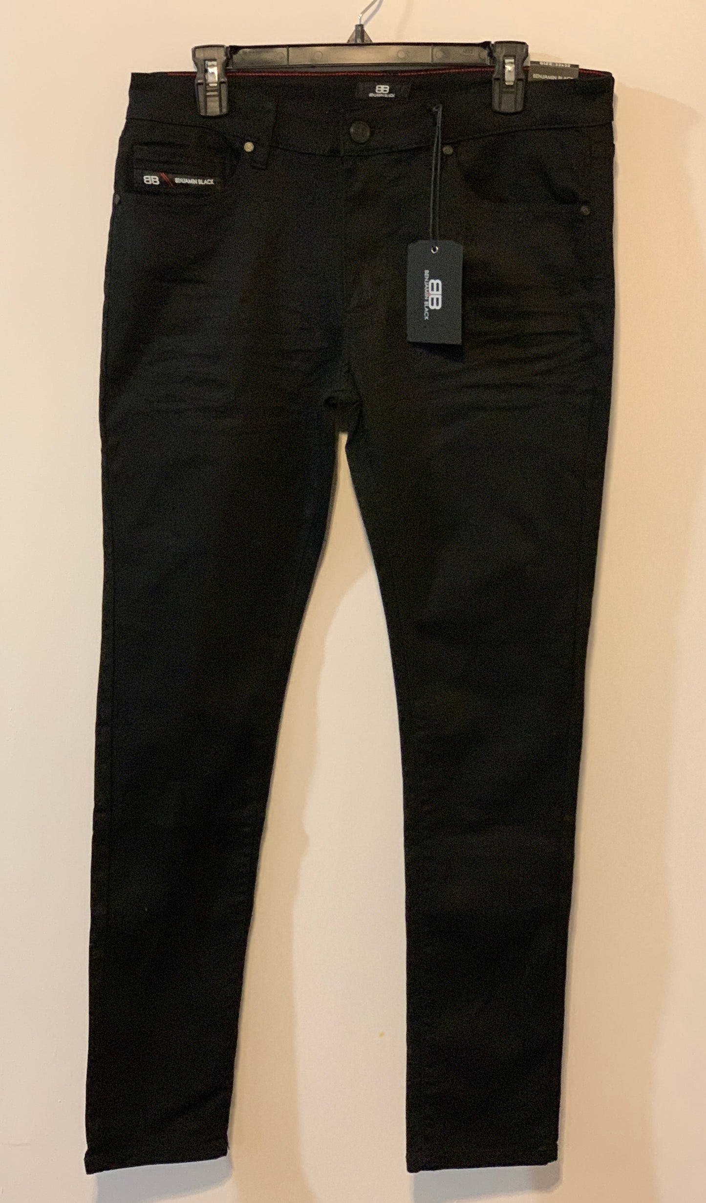 Men's Black Benjamin Black Jeans