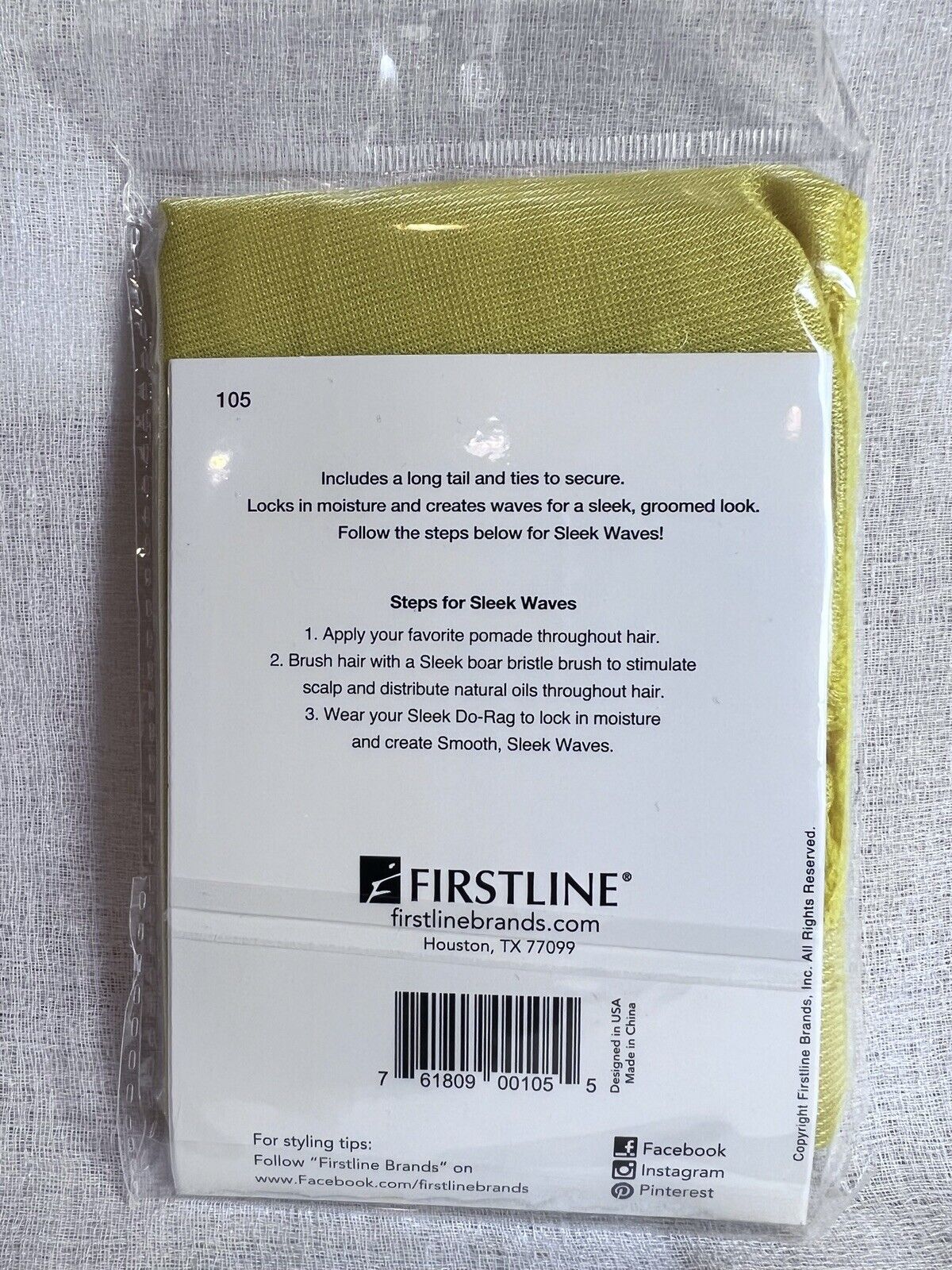 SLEEK I LAY IT DOWN DO RAG BLUE