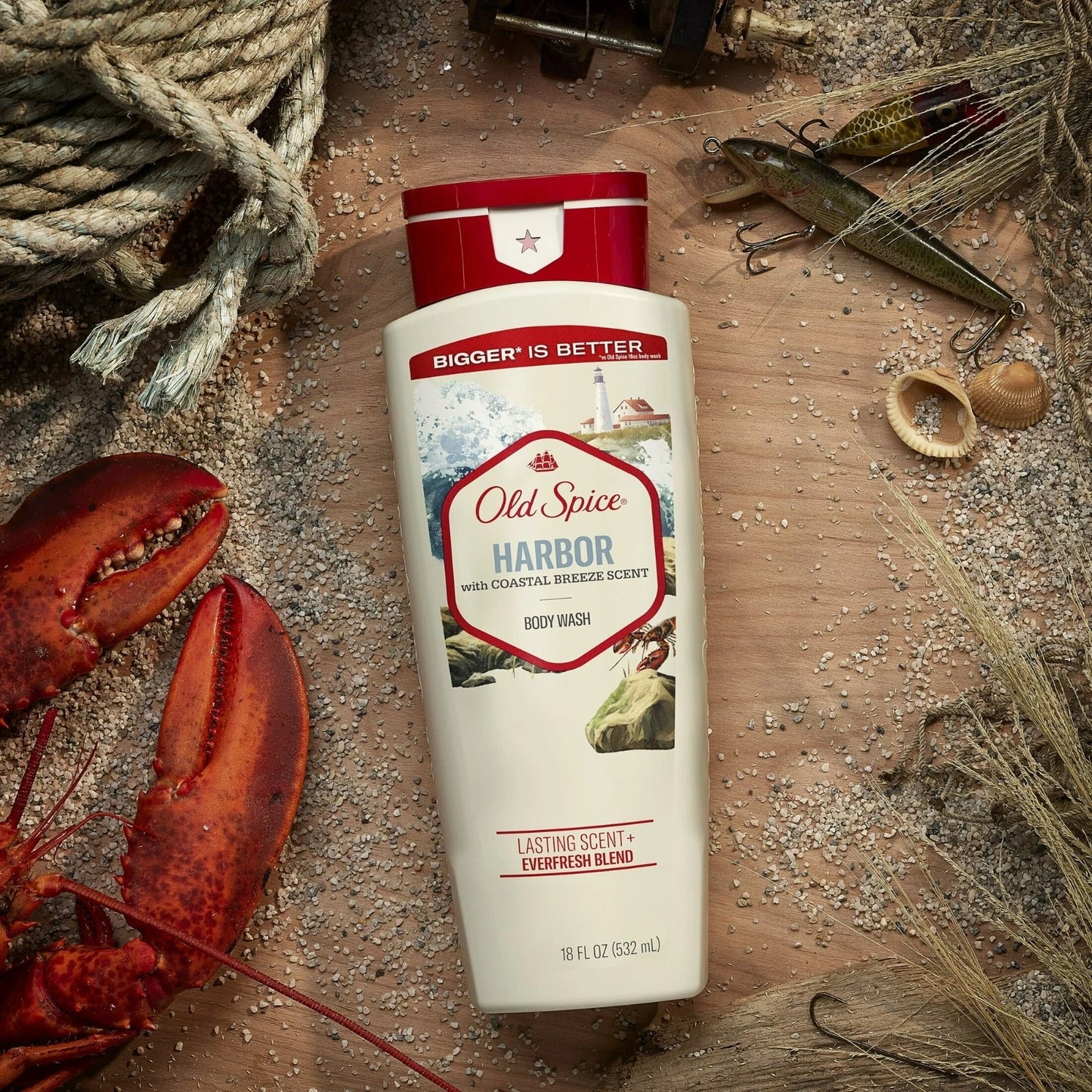 Old Spice Harbor Body Wash - 18oz, Coastal Breeze Scent