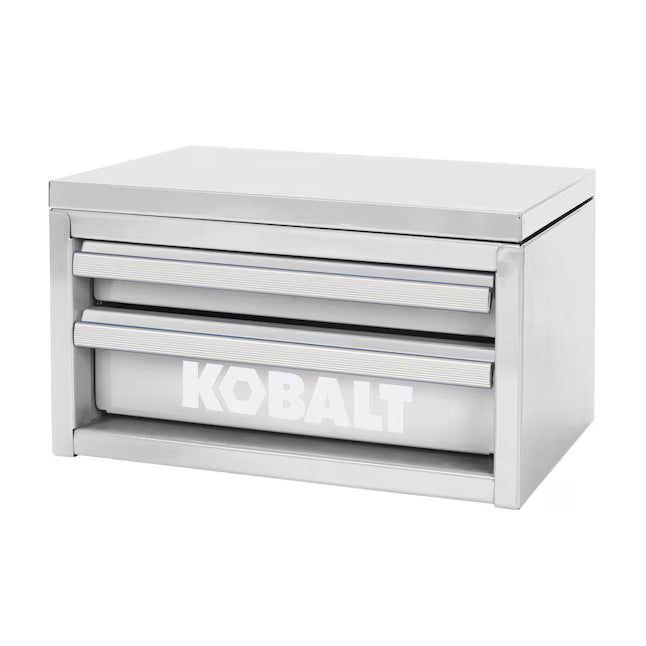 Kobalt Portable Mini Toolbox 10.83-in W x 5.91-in H x 5.91-in D 2 -Drawer Steel Tool Box