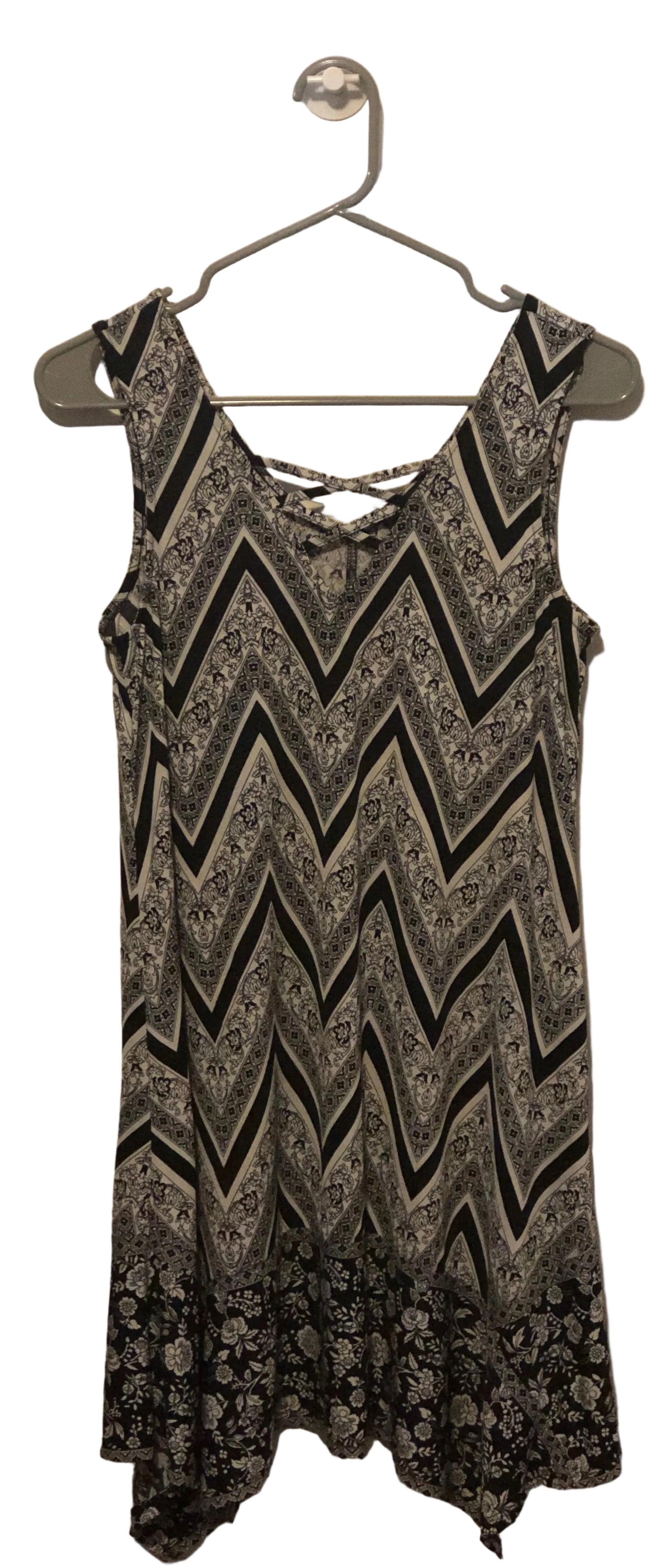 LADYS THREE PINK HEARTS DRESS
