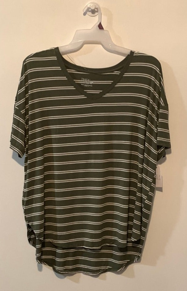 Lady's Blouse Short Sleeve Plus