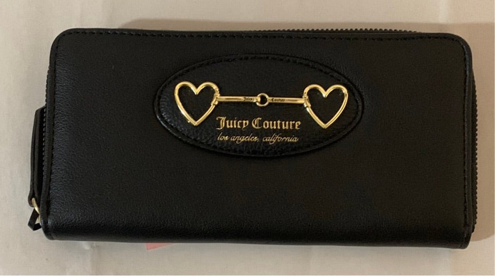 Ladies Wallet Juicy Couture Wallet Black JUICY COUTURE WALLET