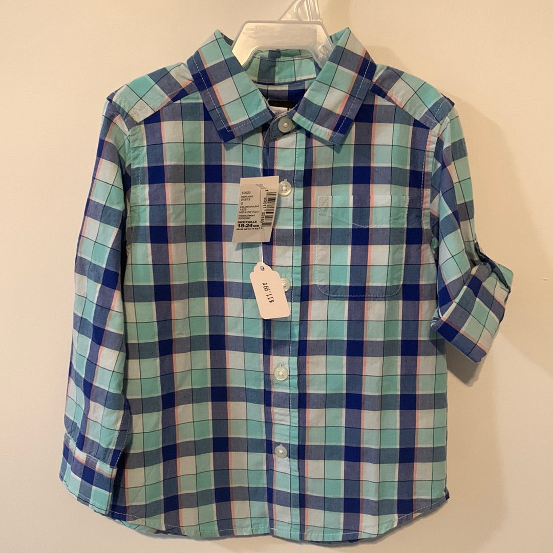 Infant Long Sleeve Plaid