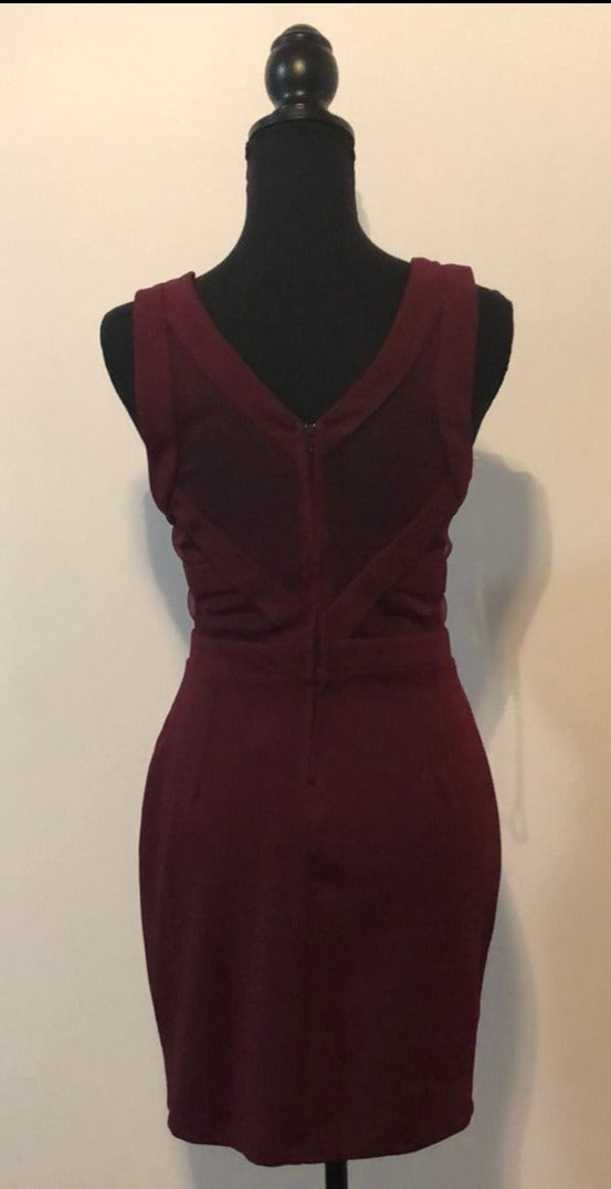 SPEECHLESS WINE DRESS