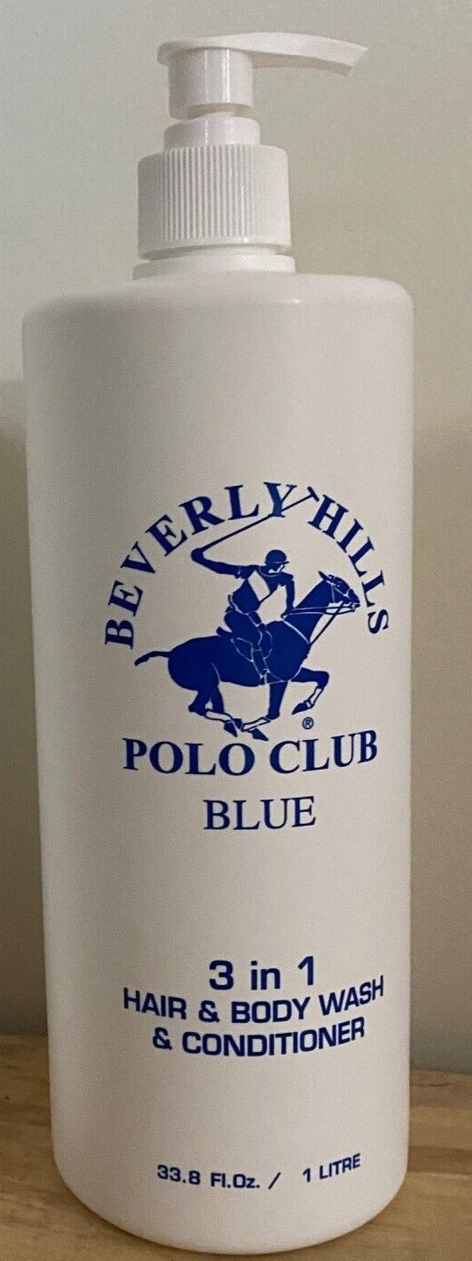 Beverly Hills ~ Polo Club Blaze 3-in-1 Wash for Men 33.8 fl oz