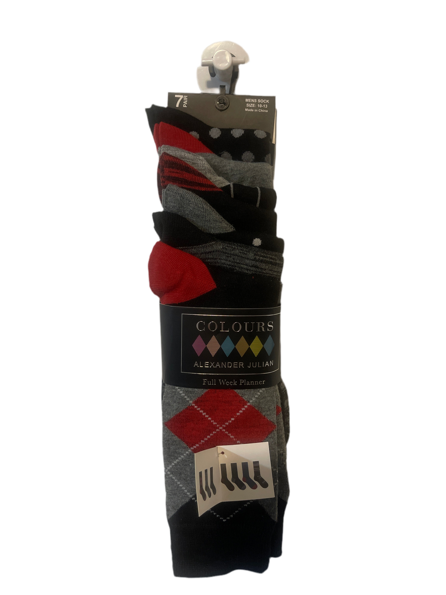 MENS SOCKS ALEXANDER JULIAN FULL WEEK PLANNER
