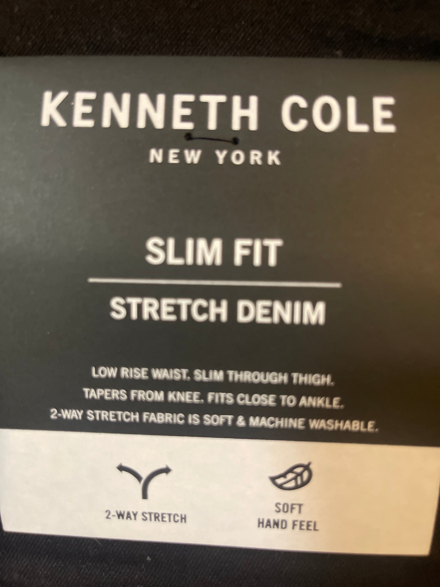 Kenneth Cole Black Jeans