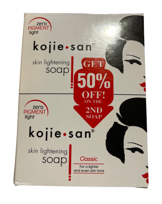 Kojie san Classic Lightening Kojic Soap (135gx2) EXPIRES 02/27/2026