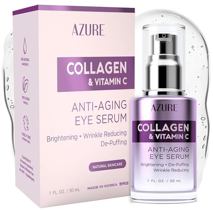 Azure Skincare Hyaluronic & Collagen Anti-aging Eye Serum