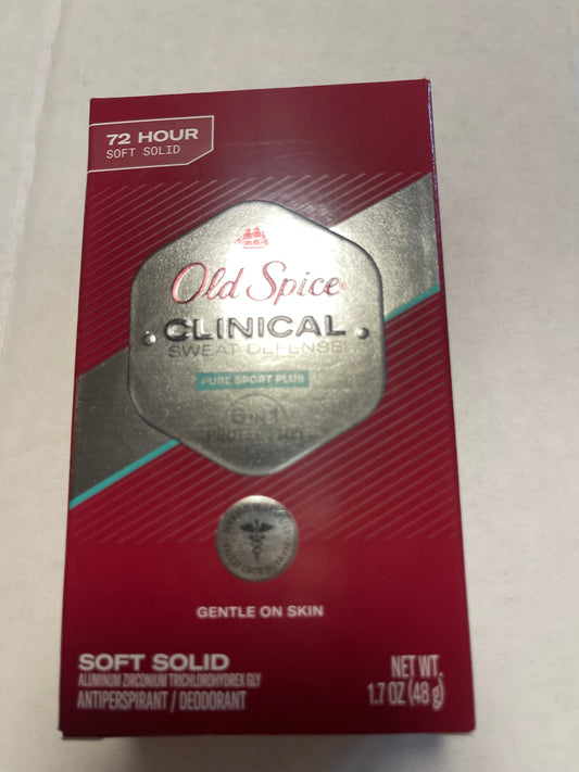 Old Spice Clinical Sweat Defense Anti-Perspirant Deodorant for Men, 72 Hour, Stronger Swagger, 1.7 oz