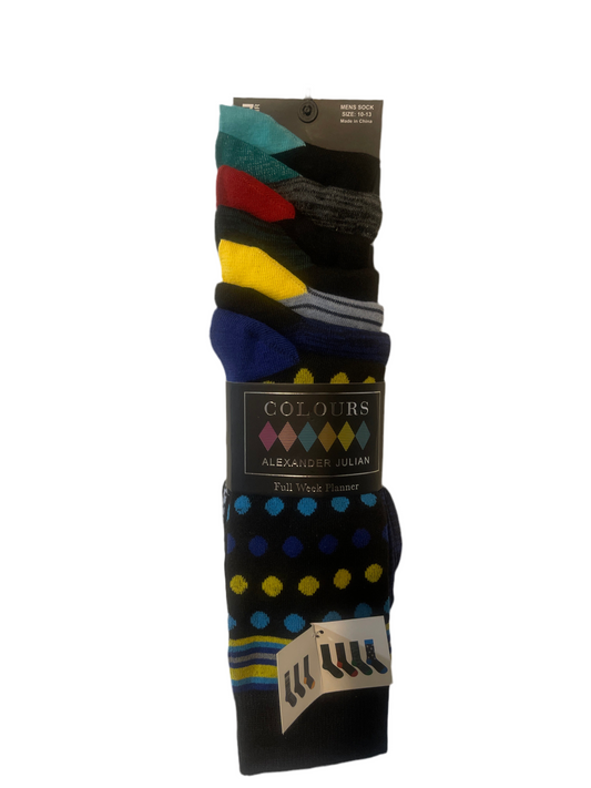 MENS SOCKS ALEXANDER JULIAN FULL WEEK PLANNER