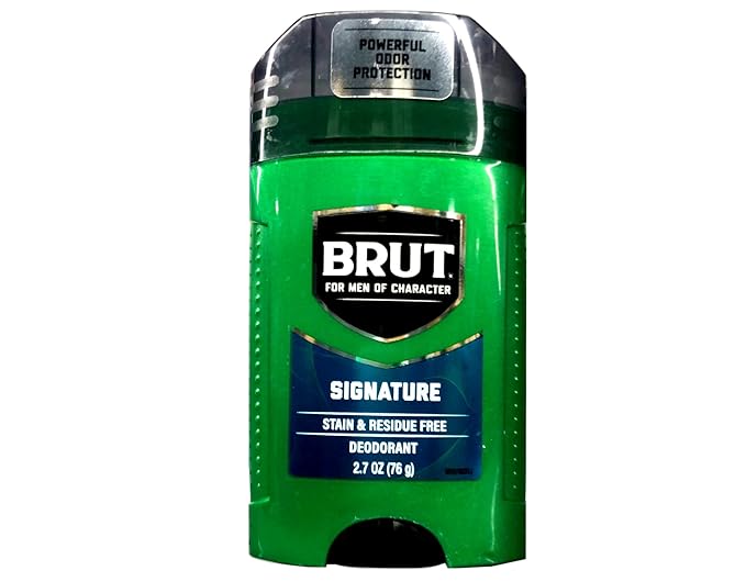 Brut Deodorant Oval Solid 2.0 Oz. Signature Body Care Pack Fragrance Scented