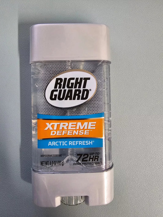 Right Guard Xtreme Defense Antiperspirant Deodorant Gel, Arctic Refresh 4oz