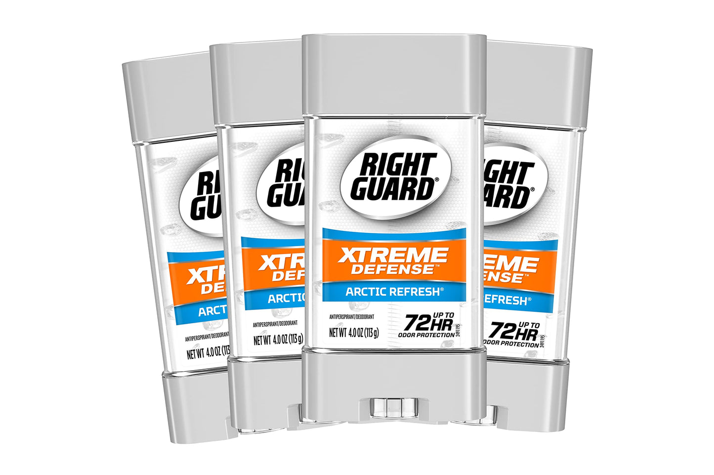 Right Guard Xtreme Defense Antiperspirant Deodorant Gel, Arctic Refresh 4oz