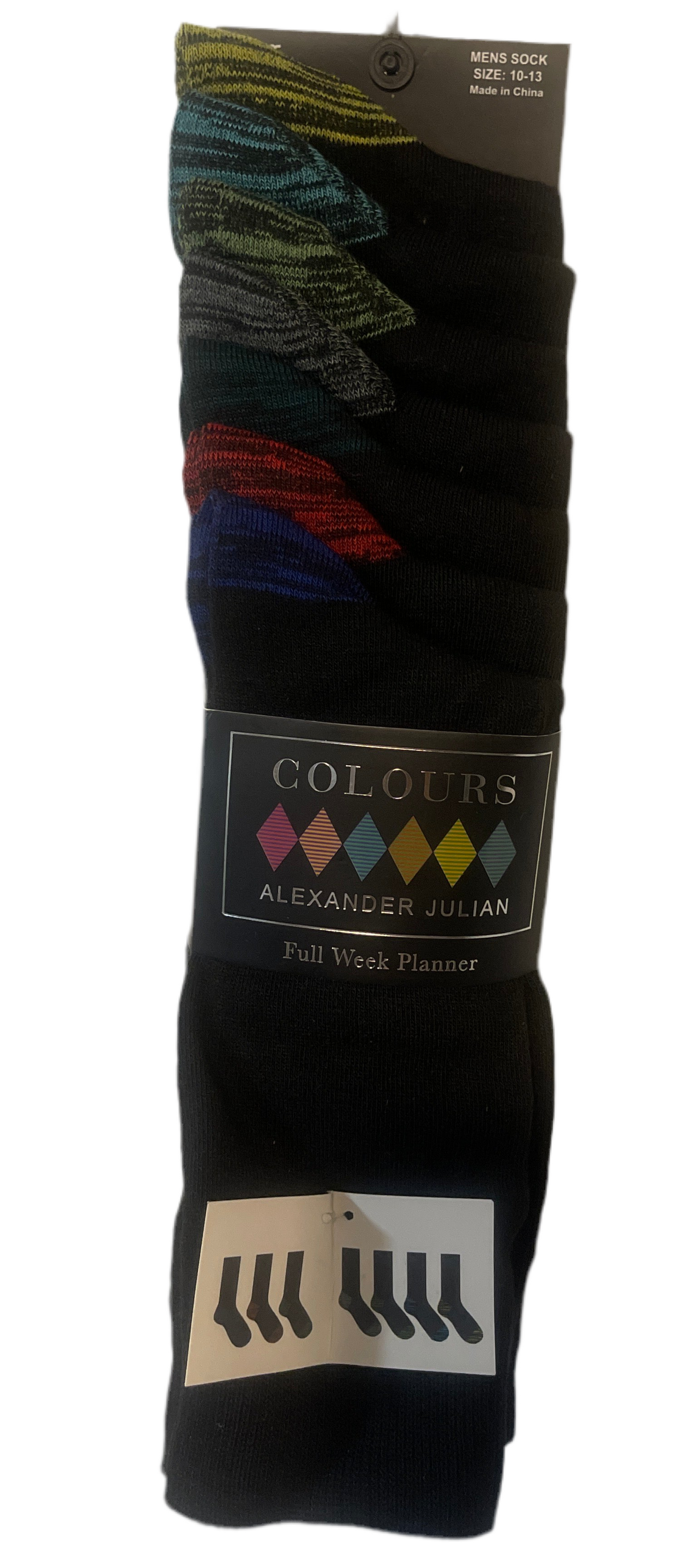 MENS SOCKS ALEXANDER JULIAN FULL WEEK PLANNER