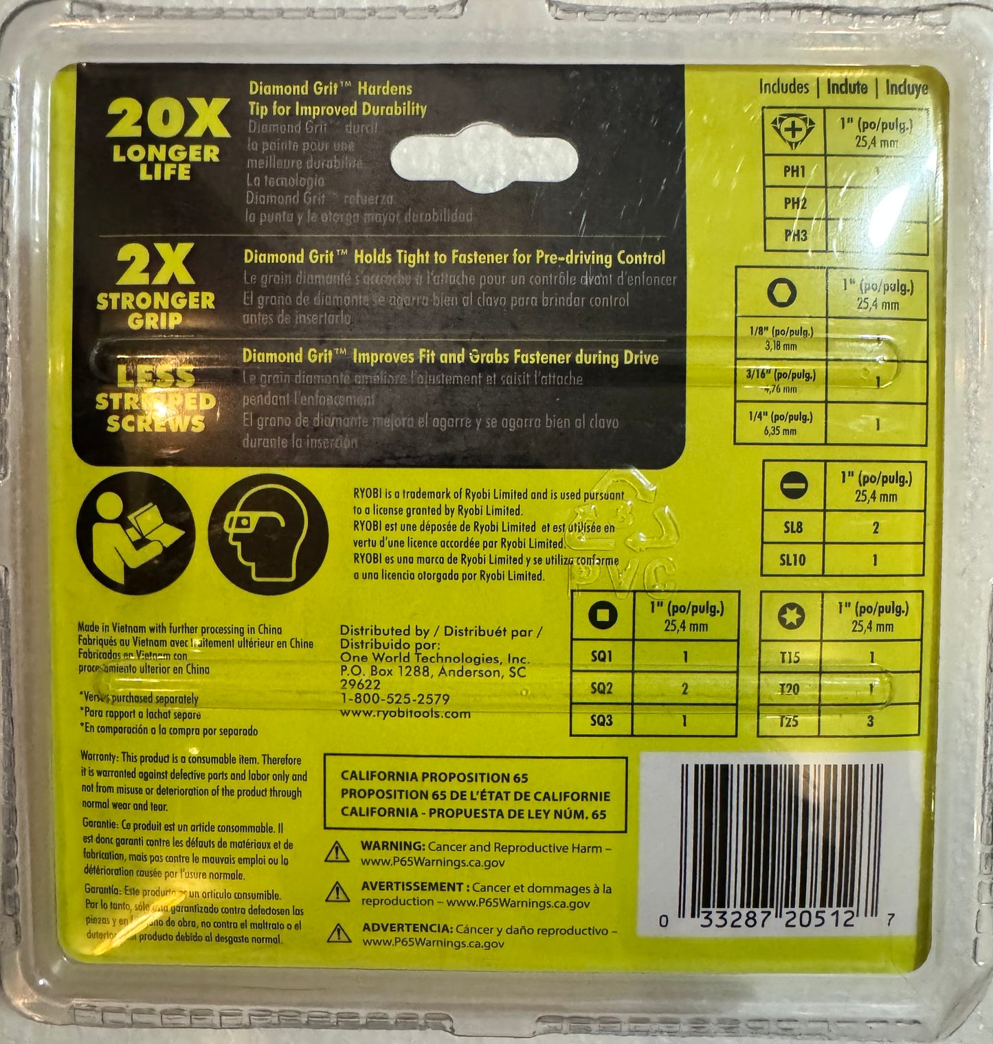 Exclusive 1 in. Diamond Grit Driving Set (22-Piece) by RYOBI Shop the Collection