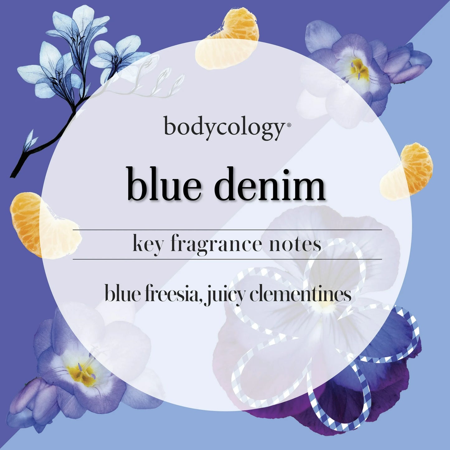 Bodycology Blue Denim Body Cream, 8 oz