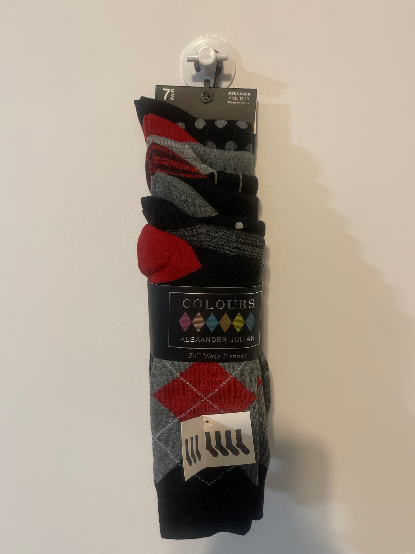 MENS SOCKS ALEXANDER JULIAN FULL WEEK PLANNER
