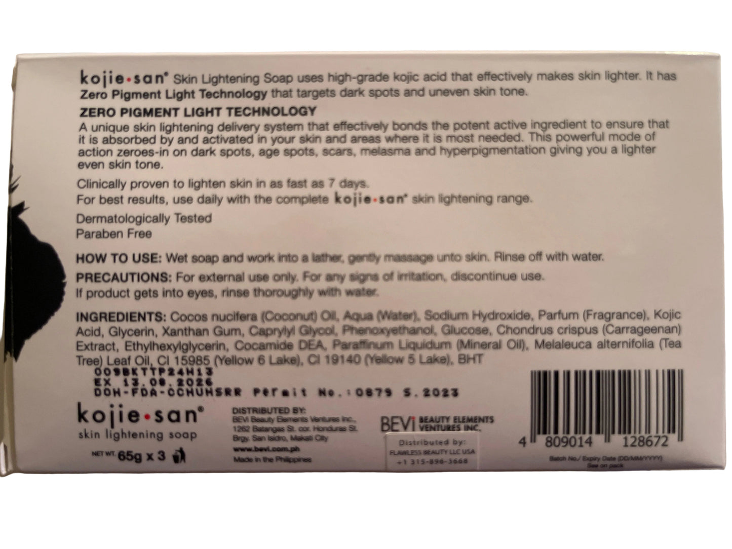 Kojie san Classic Lightening Kojic Soap (65g.x3) EXPIRES 08/13/2026