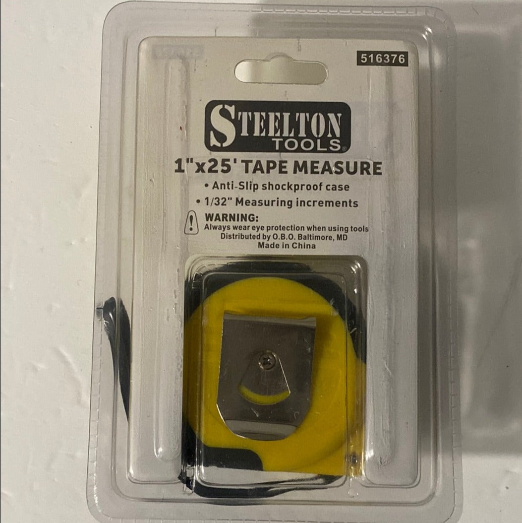 STEELTON TAPE MEASURE 1" X 25'