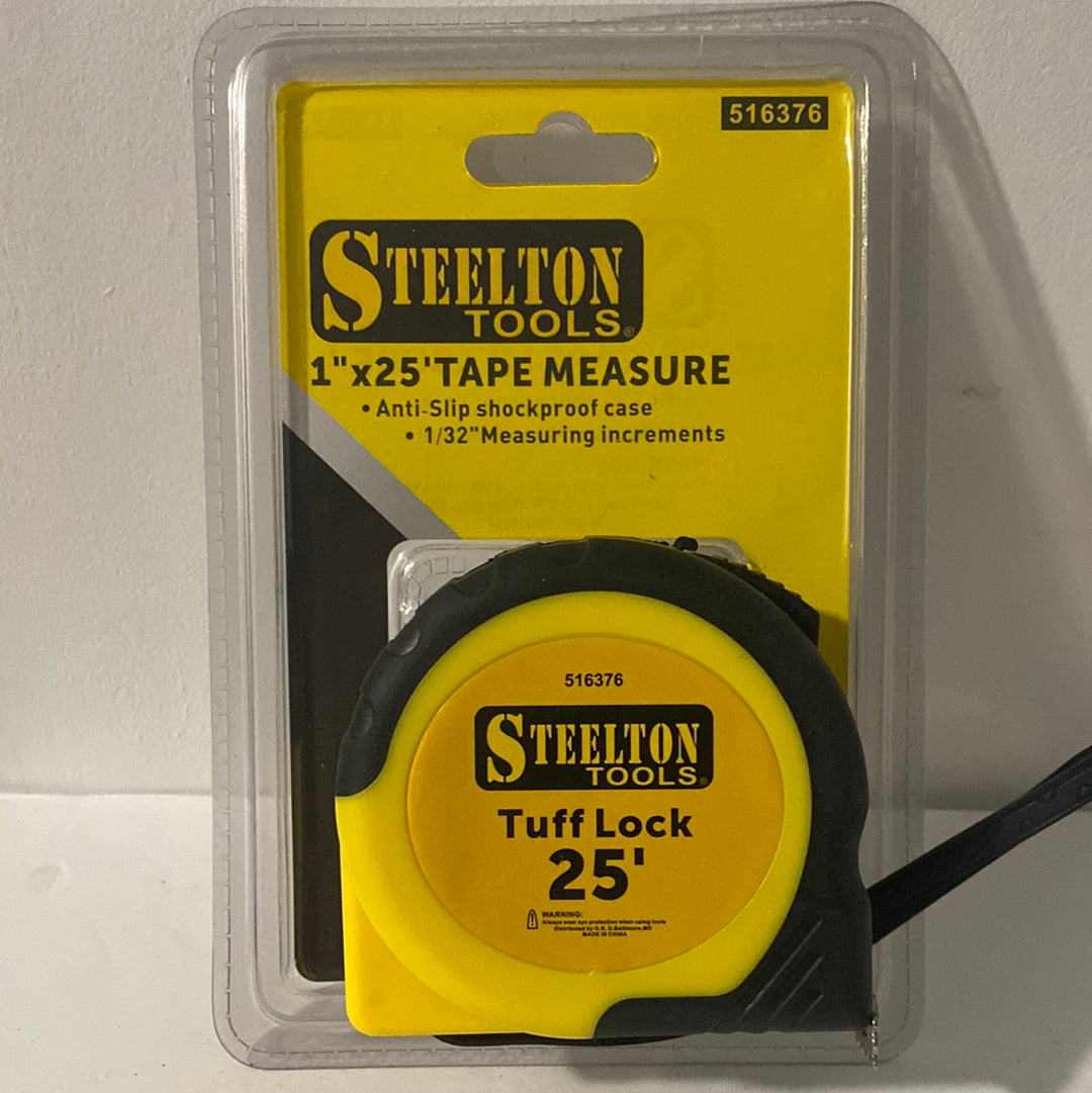 STEELTON TAPE MEASURE 1" X 25'