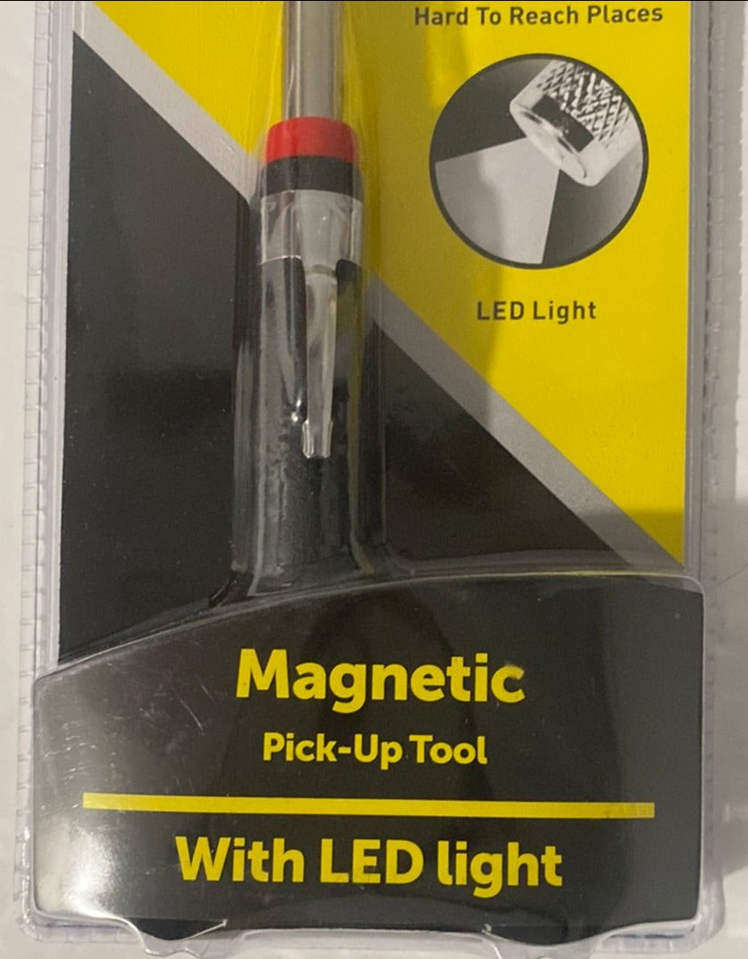 MAGNETIC PICK-UP TOOL WITH LED LIGHT