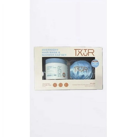 Txtur overnight hair mask and shower cap set 13 OZ/ 369G