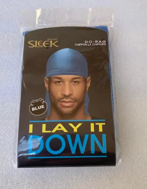 SLEEK I LAY IT DOWN DO RAG BLUE