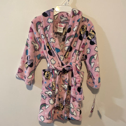 Disney Girls Minnie Mouse Bathrobe