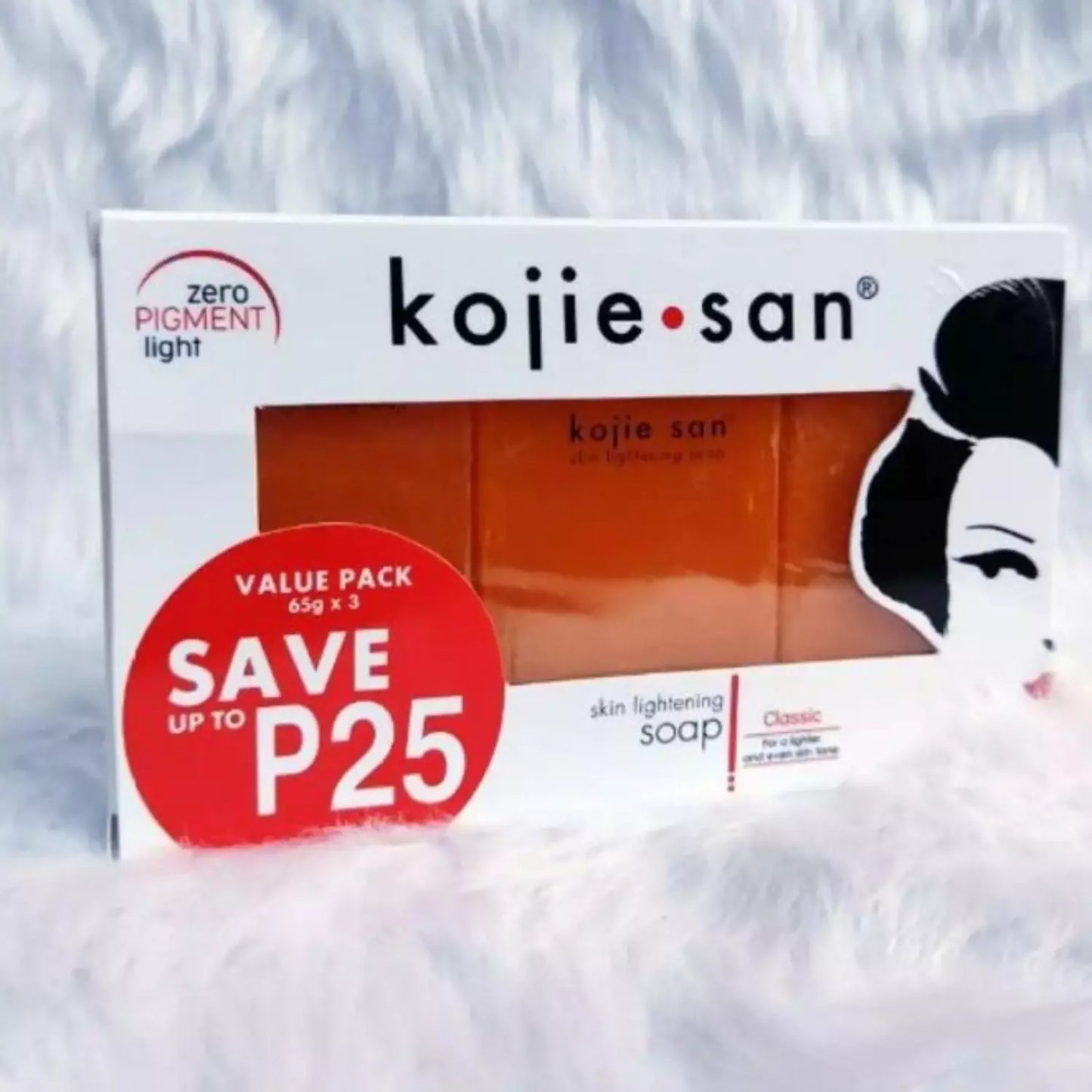 Kojie san Classic Lightening Kojic Soap (65g.x3) EXPIRES 02/02/2025