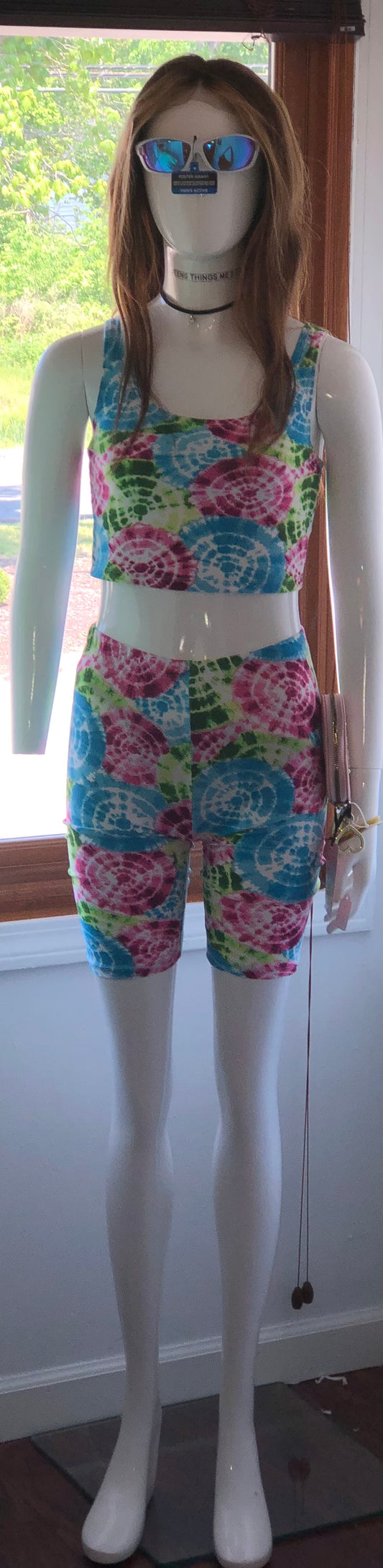 WOMENS 2 PC SHORT SET