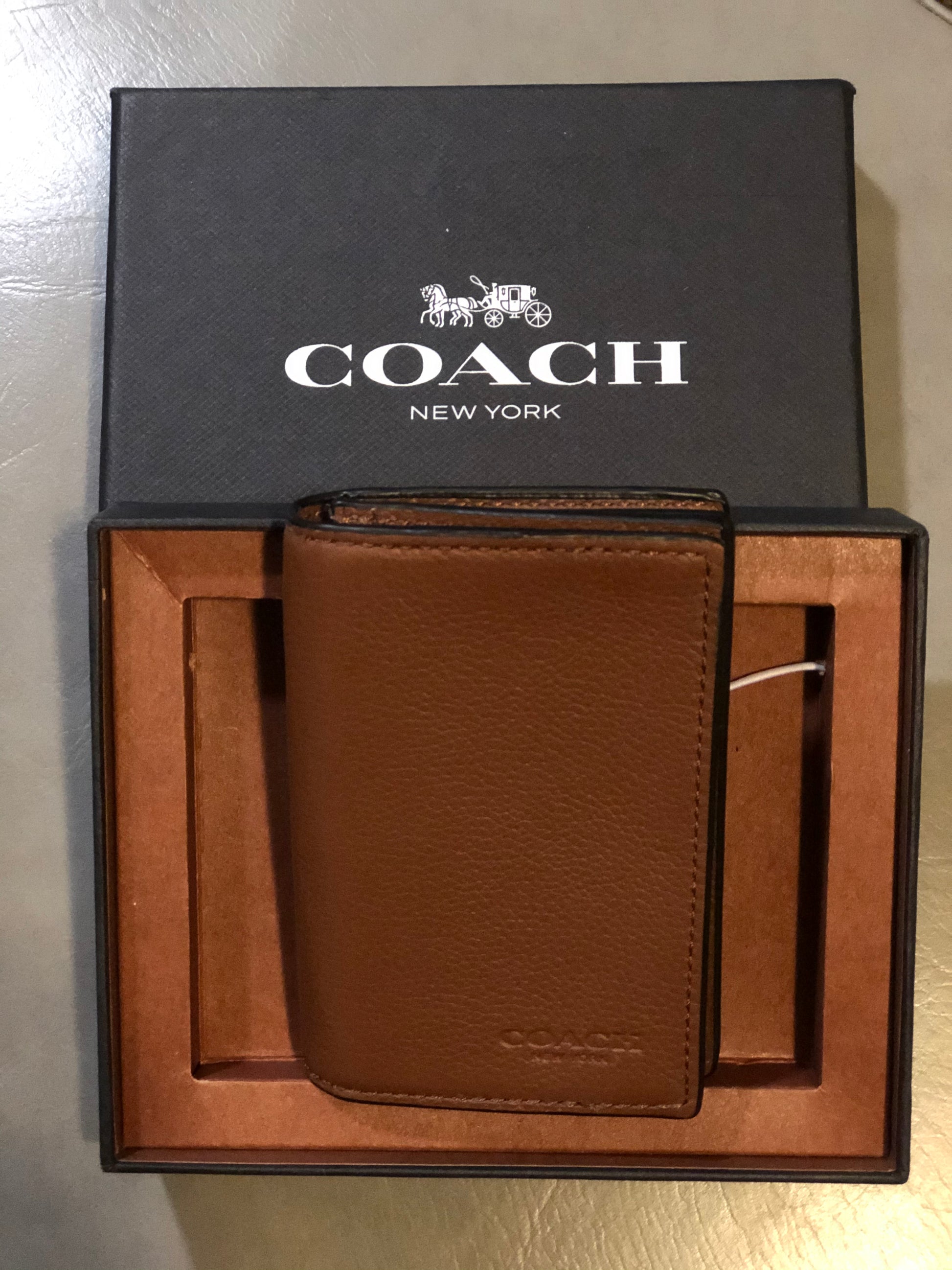Coach Box Wallet