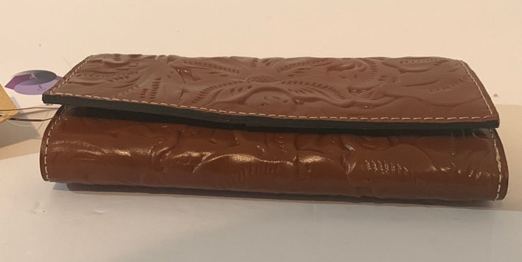 Patricia Nash Leather Tri-fold Wallet