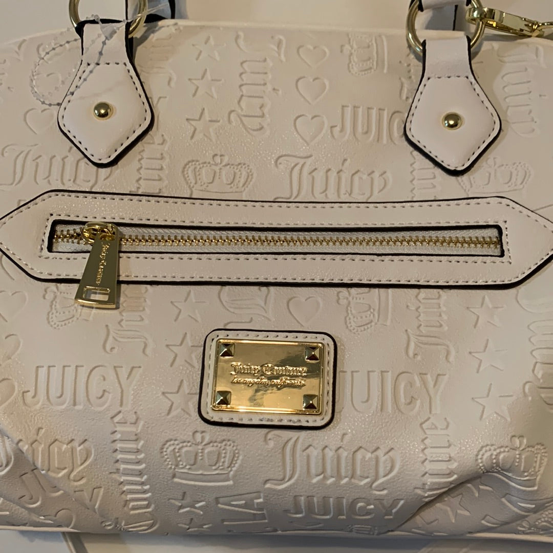 Juicy Couture X ASOS 90s mini shoulder bag with diamante logo in tan | ASOS