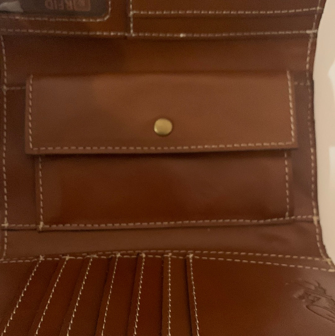 Patricia Nash Leather Tri-fold Wallet