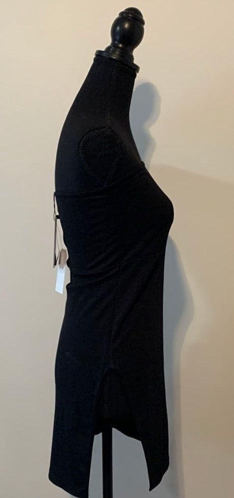 Lady's Strapless Dress Black